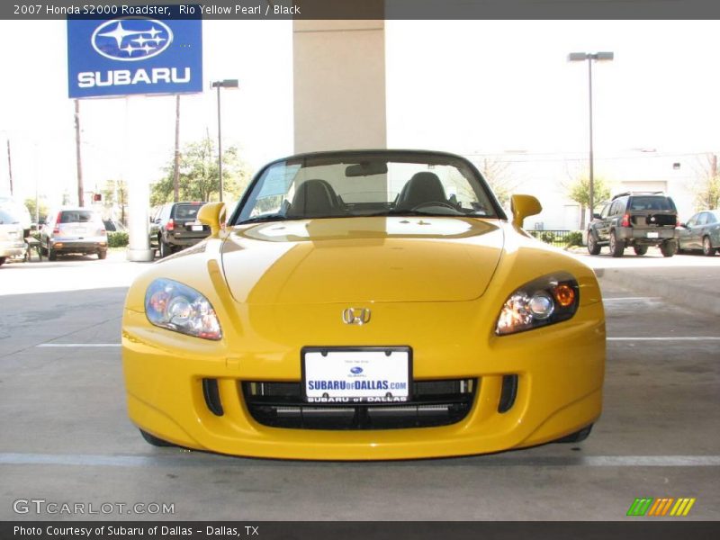 Rio Yellow Pearl / Black 2007 Honda S2000 Roadster