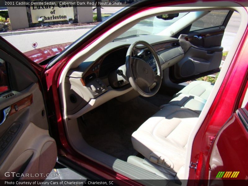 Cabernet Dark Red / Neutral Shale 2001 Cadillac DeVille Sedan