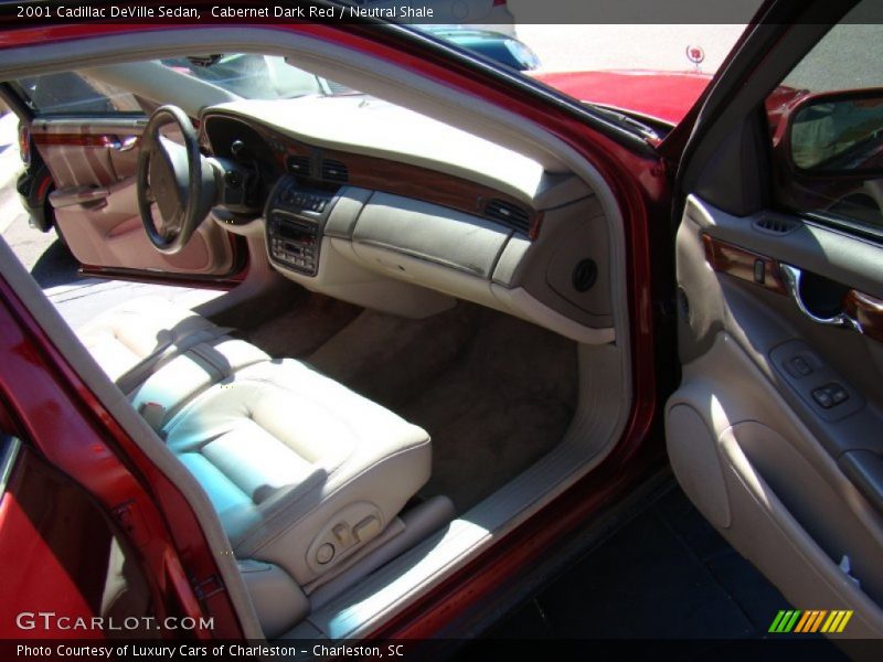 Cabernet Dark Red / Neutral Shale 2001 Cadillac DeVille Sedan
