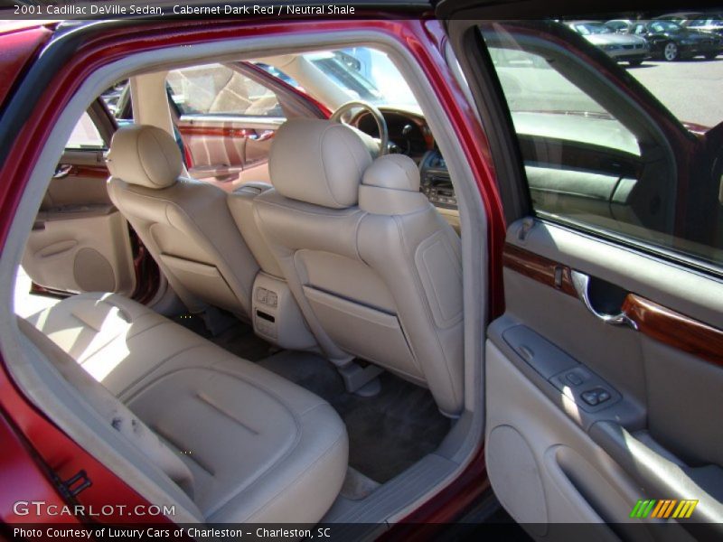 Cabernet Dark Red / Neutral Shale 2001 Cadillac DeVille Sedan