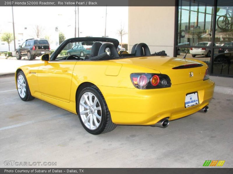 Rio Yellow Pearl / Black 2007 Honda S2000 Roadster