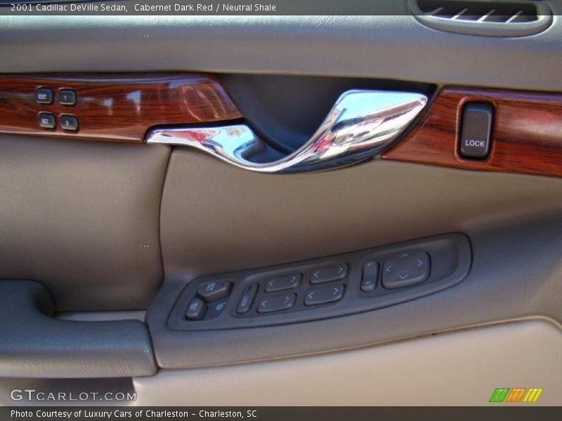 Cabernet Dark Red / Neutral Shale 2001 Cadillac DeVille Sedan