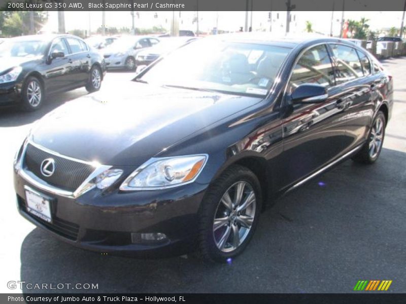 Black Sapphire Pearl / Cashmere 2008 Lexus GS 350 AWD