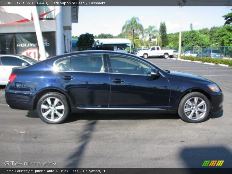 Black Sapphire Pearl / Cashmere 2008 Lexus GS 350 AWD