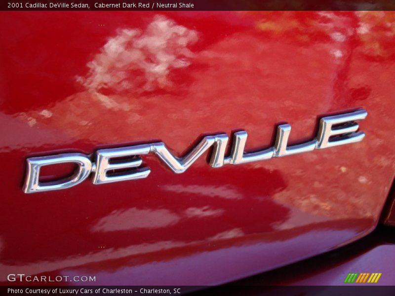 Cabernet Dark Red / Neutral Shale 2001 Cadillac DeVille Sedan