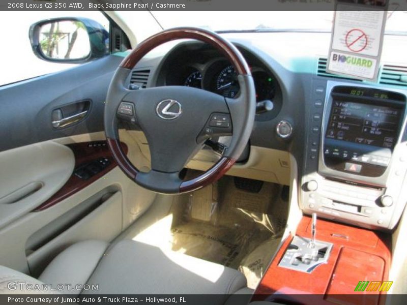 Black Sapphire Pearl / Cashmere 2008 Lexus GS 350 AWD