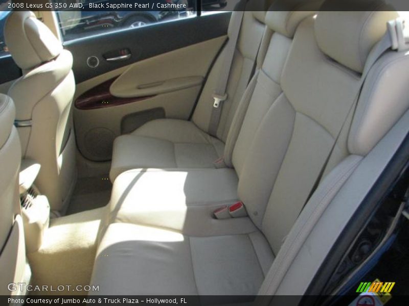 Black Sapphire Pearl / Cashmere 2008 Lexus GS 350 AWD