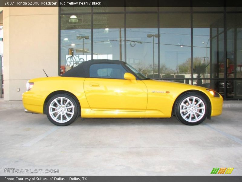 Rio Yellow Pearl / Black 2007 Honda S2000 Roadster