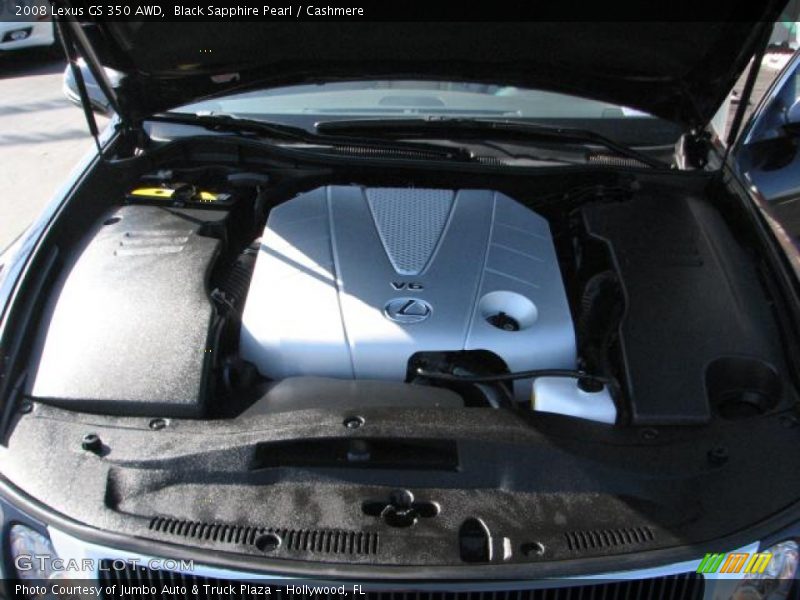 Black Sapphire Pearl / Cashmere 2008 Lexus GS 350 AWD