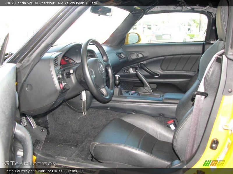 Rio Yellow Pearl / Black 2007 Honda S2000 Roadster