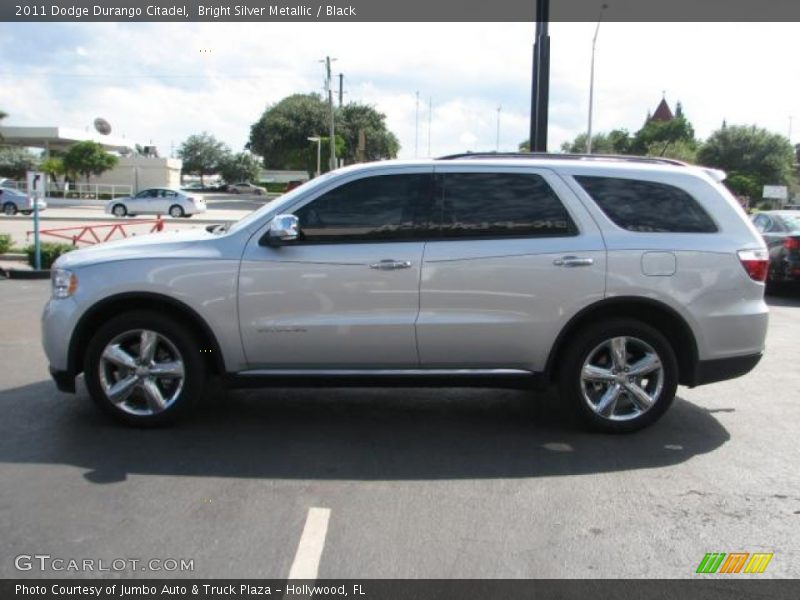 Bright Silver Metallic / Black 2011 Dodge Durango Citadel