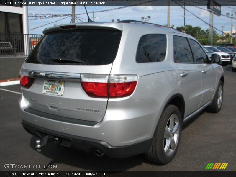 Bright Silver Metallic / Black 2011 Dodge Durango Citadel