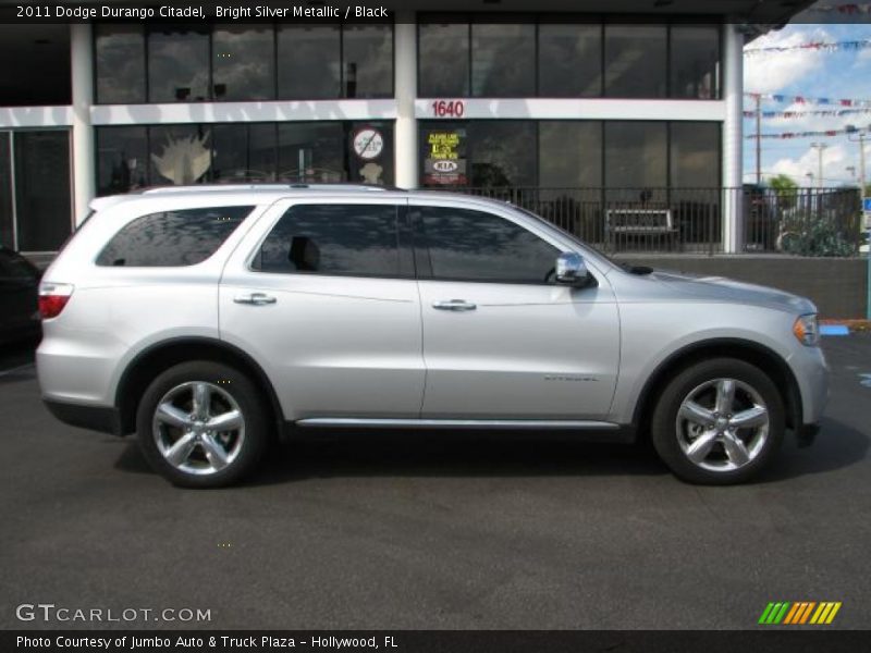 Bright Silver Metallic / Black 2011 Dodge Durango Citadel