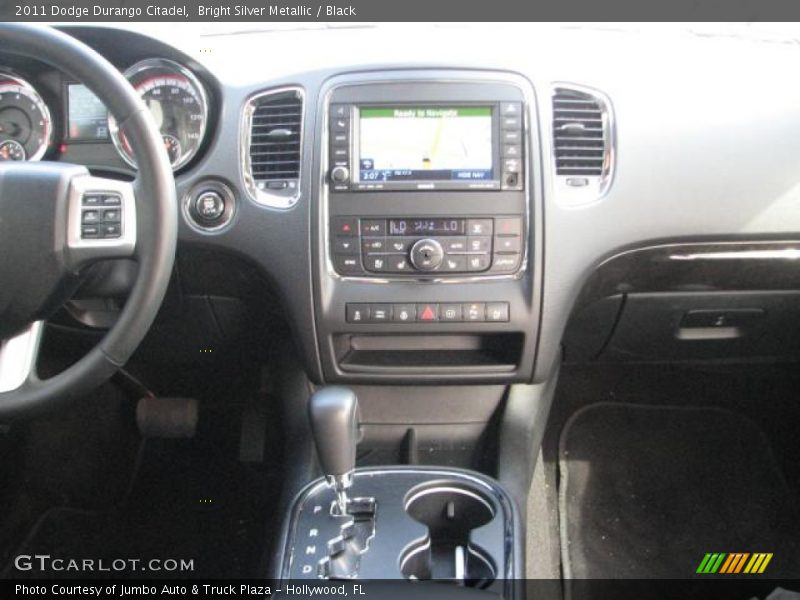 Bright Silver Metallic / Black 2011 Dodge Durango Citadel