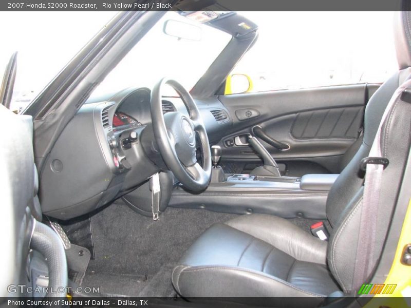 Rio Yellow Pearl / Black 2007 Honda S2000 Roadster