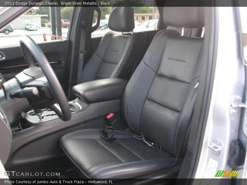 Bright Silver Metallic / Black 2011 Dodge Durango Citadel