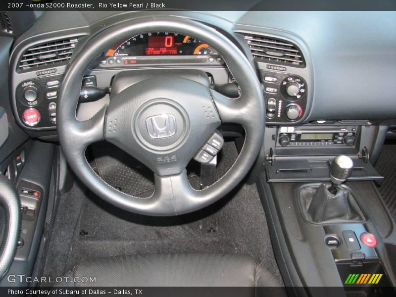 Rio Yellow Pearl / Black 2007 Honda S2000 Roadster