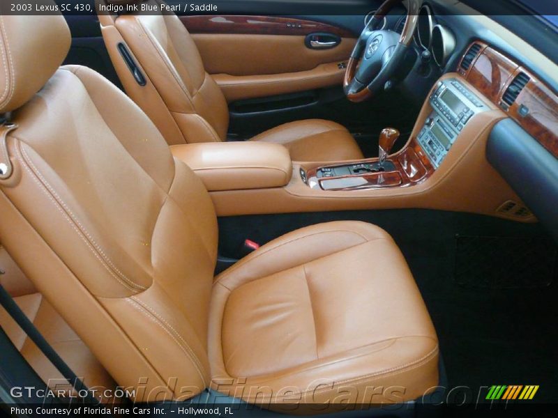 Indigo Ink Blue Pearl / Saddle 2003 Lexus SC 430