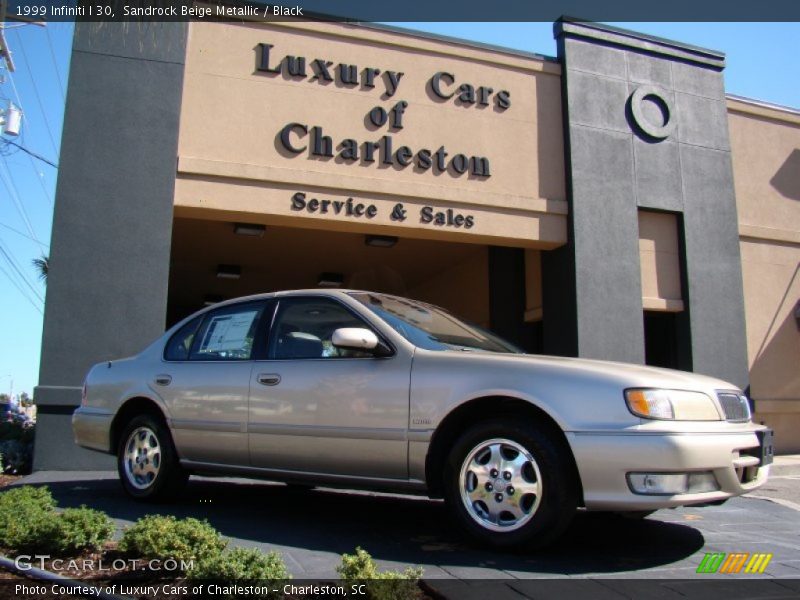 Sandrock Beige Metallic / Black 1999 Infiniti I 30