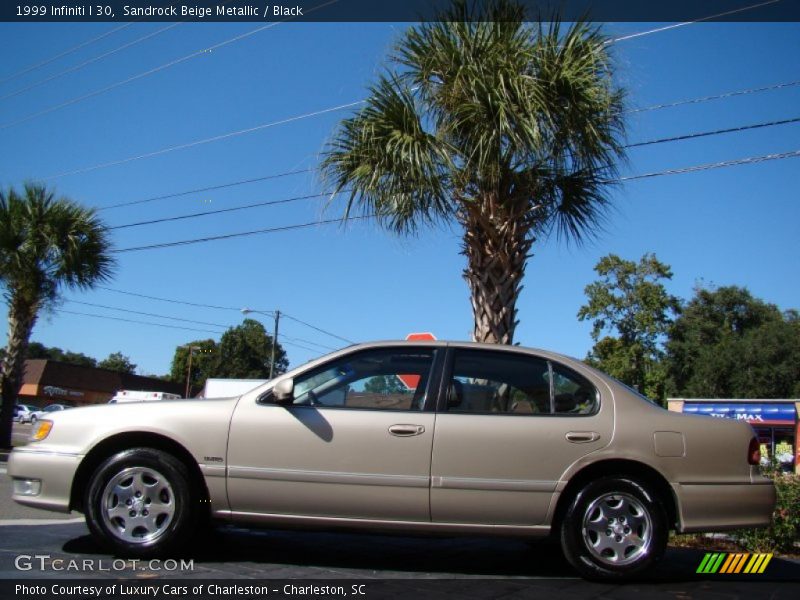 Sandrock Beige Metallic / Black 1999 Infiniti I 30