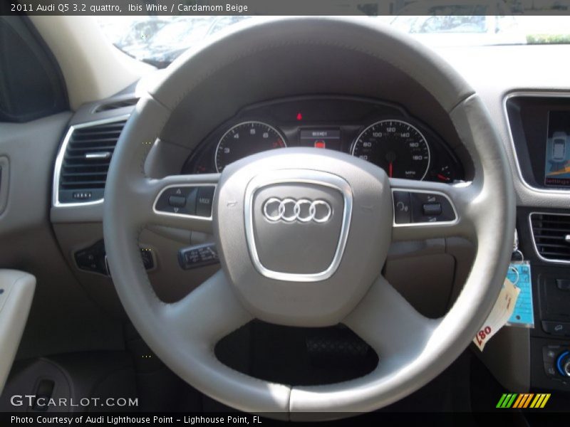 Ibis White / Cardamom Beige 2011 Audi Q5 3.2 quattro
