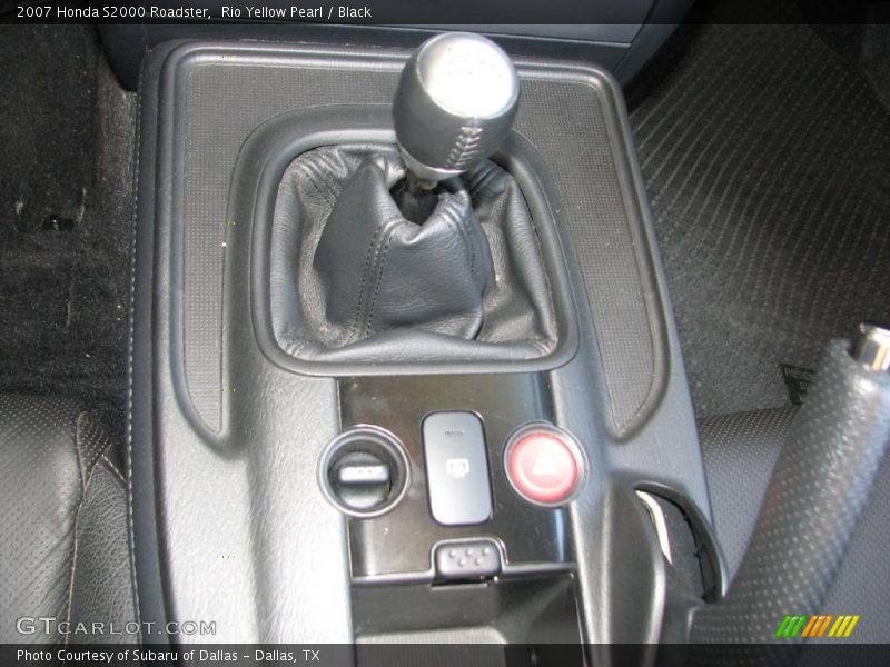 Rio Yellow Pearl / Black 2007 Honda S2000 Roadster