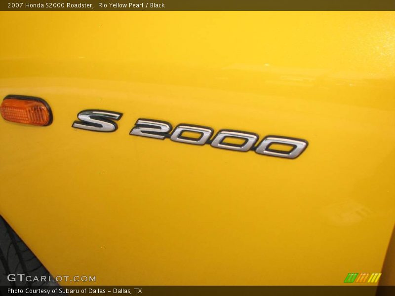 Rio Yellow Pearl / Black 2007 Honda S2000 Roadster