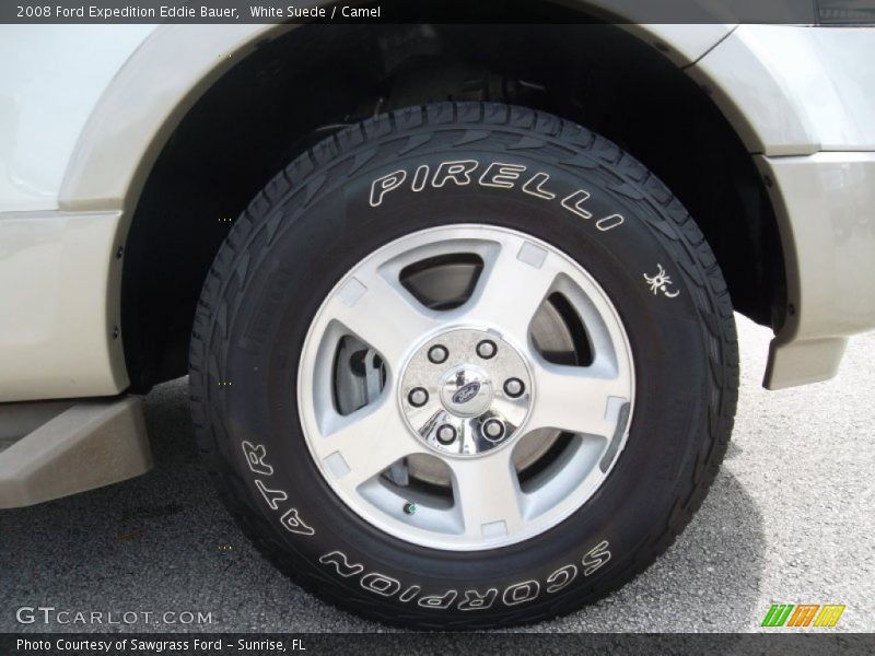 White Suede / Camel 2008 Ford Expedition Eddie Bauer