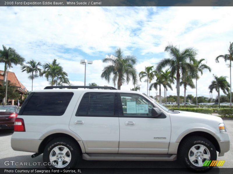 White Suede / Camel 2008 Ford Expedition Eddie Bauer
