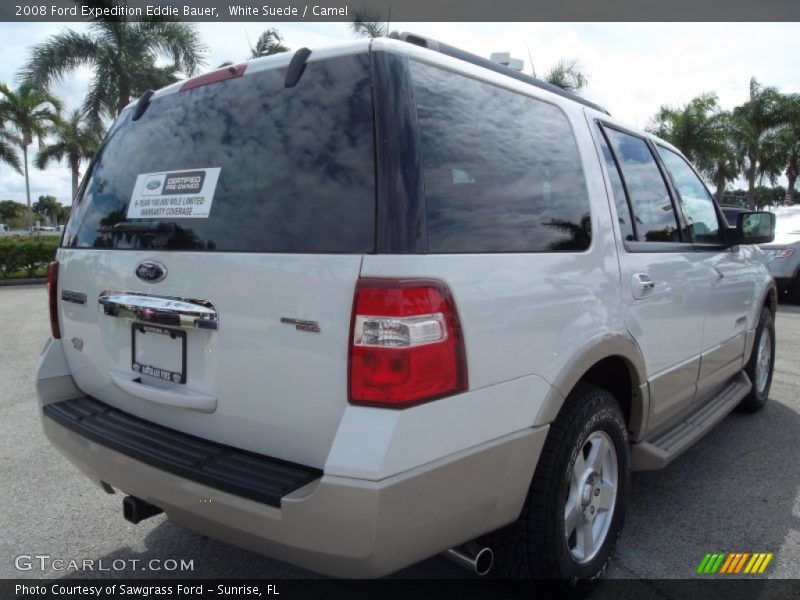 White Suede / Camel 2008 Ford Expedition Eddie Bauer
