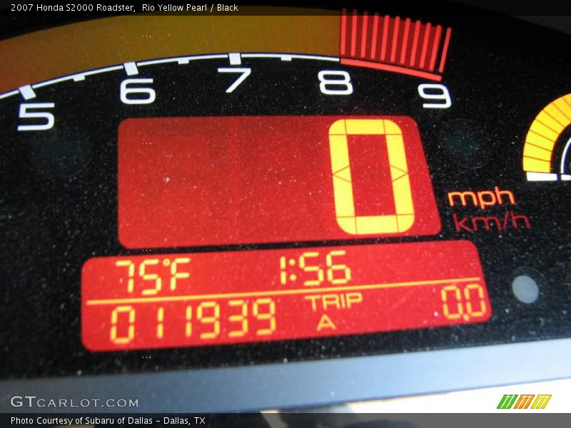 Rio Yellow Pearl / Black 2007 Honda S2000 Roadster