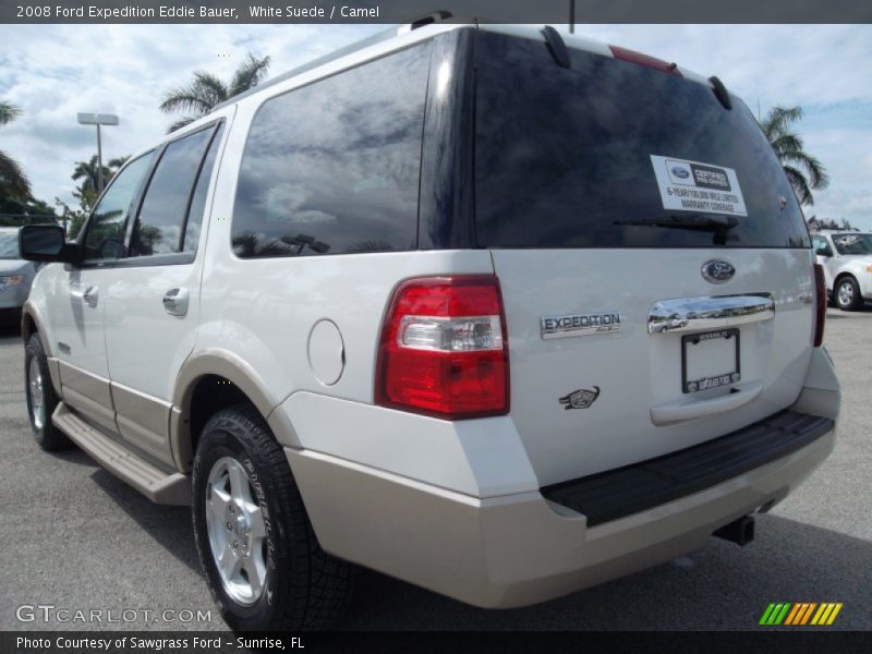 White Suede / Camel 2008 Ford Expedition Eddie Bauer