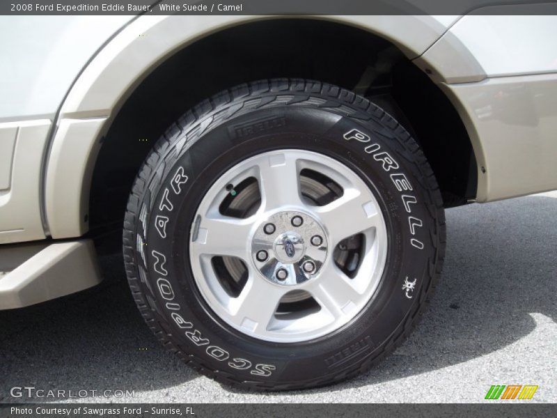 White Suede / Camel 2008 Ford Expedition Eddie Bauer