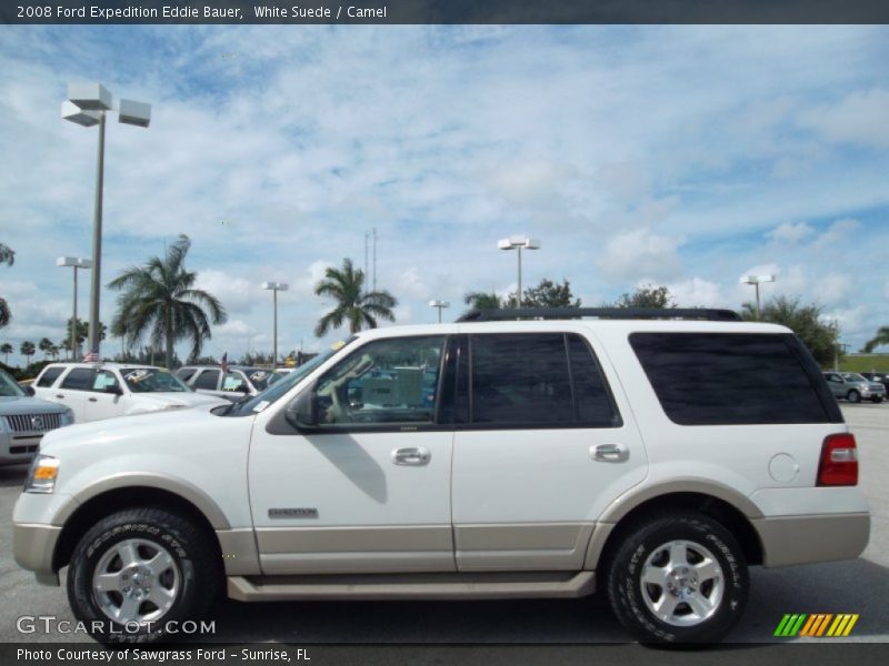 White Suede / Camel 2008 Ford Expedition Eddie Bauer