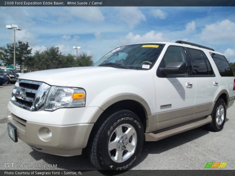 White Suede / Camel 2008 Ford Expedition Eddie Bauer