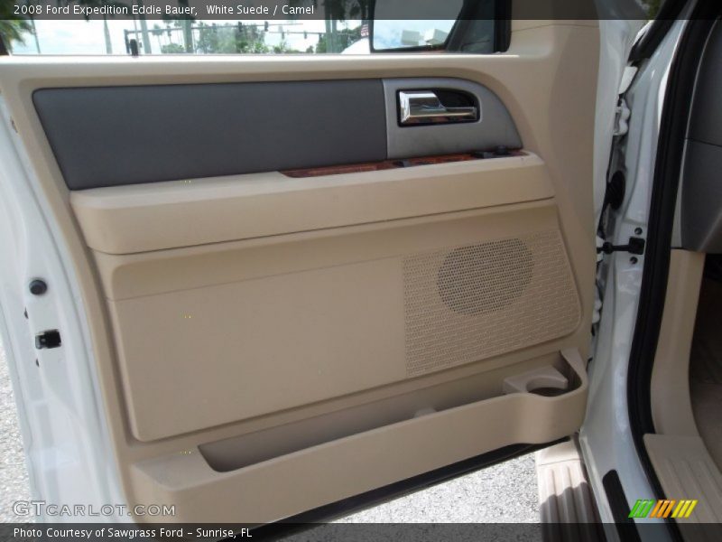 White Suede / Camel 2008 Ford Expedition Eddie Bauer