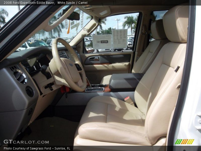 White Suede / Camel 2008 Ford Expedition Eddie Bauer