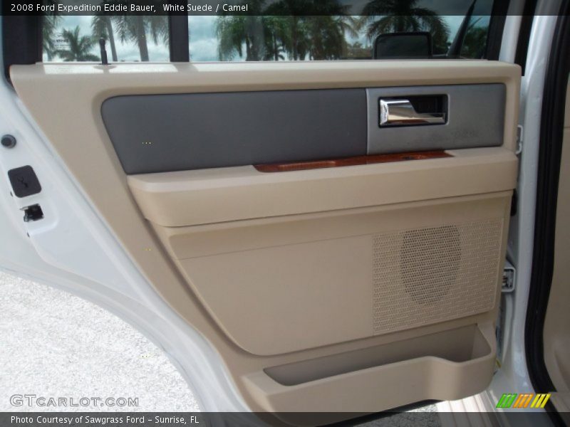 White Suede / Camel 2008 Ford Expedition Eddie Bauer