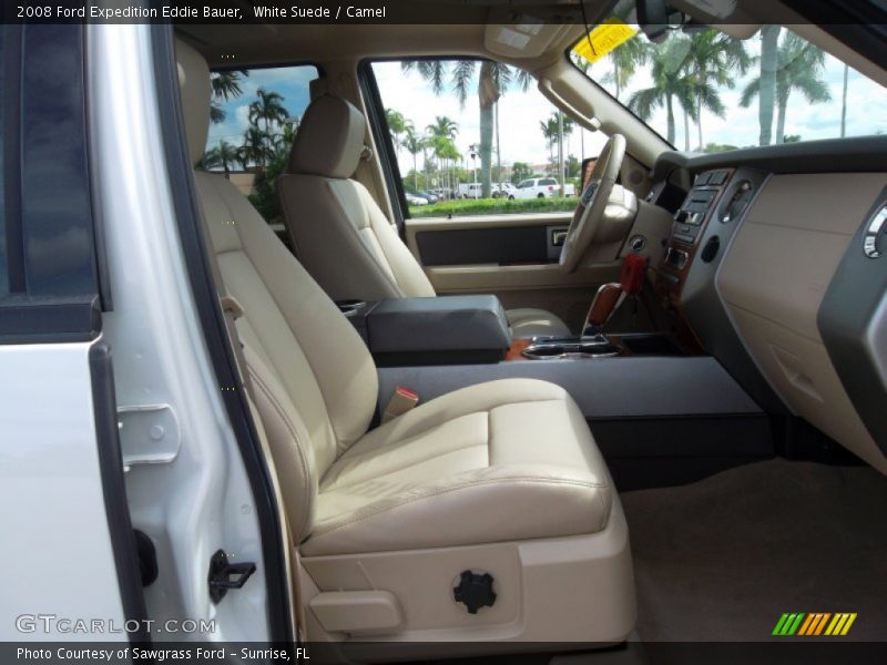 White Suede / Camel 2008 Ford Expedition Eddie Bauer