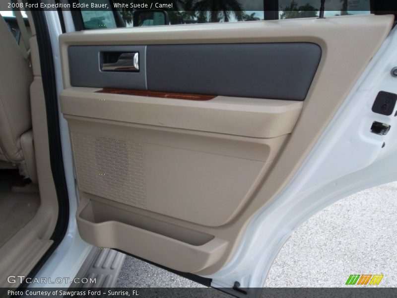 White Suede / Camel 2008 Ford Expedition Eddie Bauer