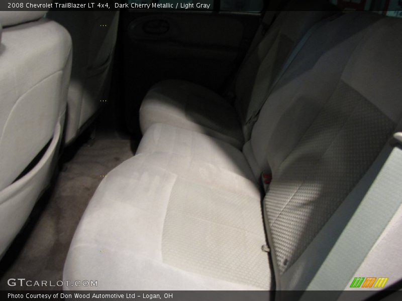 Dark Cherry Metallic / Light Gray 2008 Chevrolet TrailBlazer LT 4x4