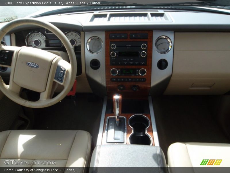 White Suede / Camel 2008 Ford Expedition Eddie Bauer