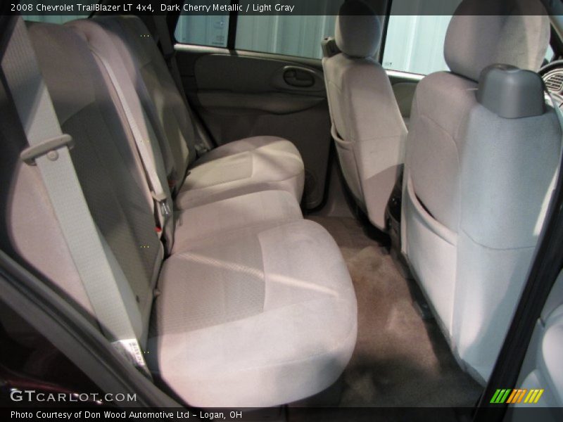 Dark Cherry Metallic / Light Gray 2008 Chevrolet TrailBlazer LT 4x4