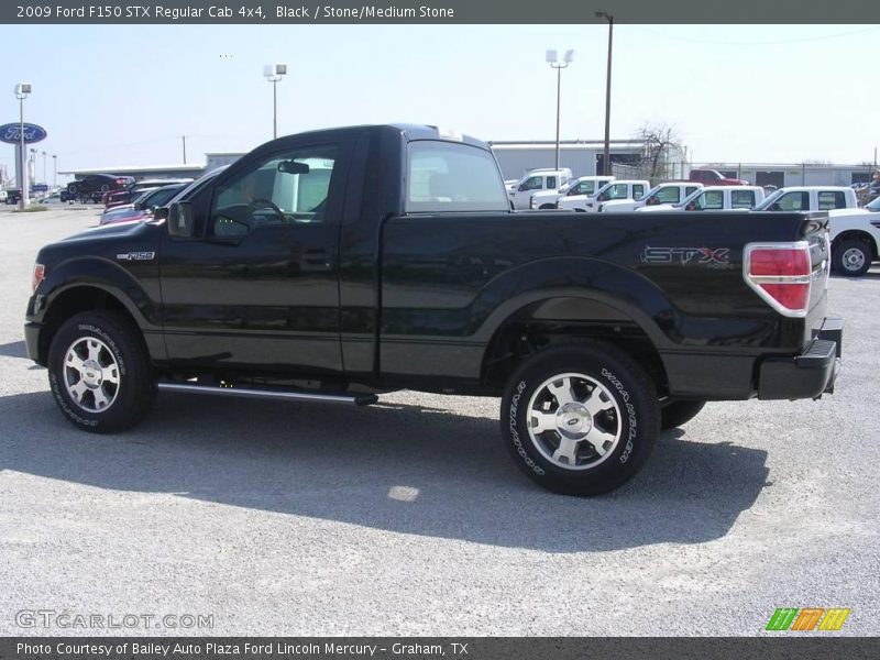 Black / Stone/Medium Stone 2009 Ford F150 STX Regular Cab 4x4