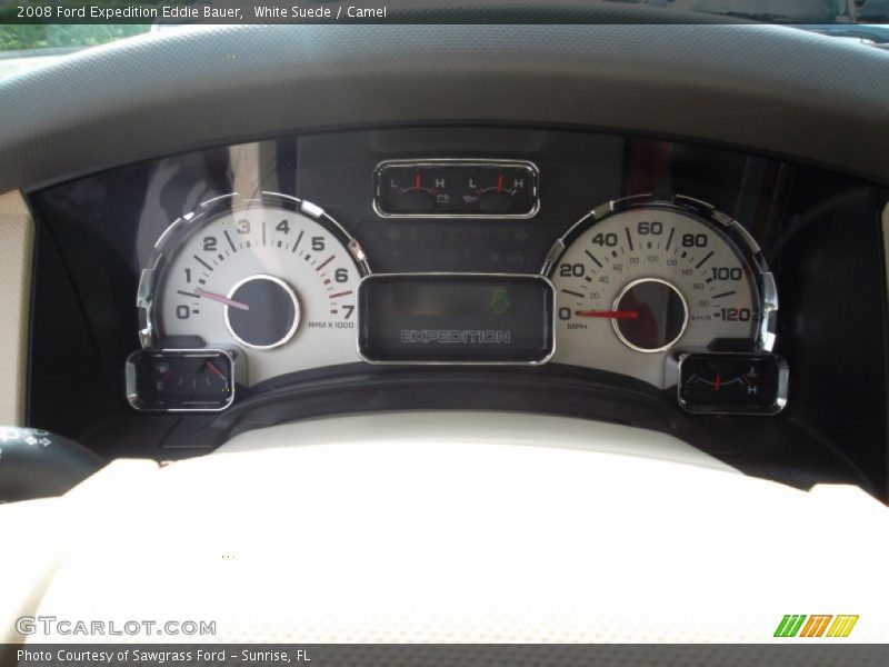 White Suede / Camel 2008 Ford Expedition Eddie Bauer