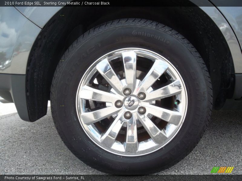 Sterling Grey Metallic / Charcoal Black 2010 Ford Edge SEL