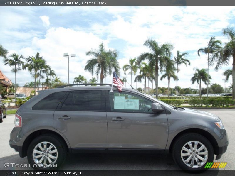 Sterling Grey Metallic / Charcoal Black 2010 Ford Edge SEL