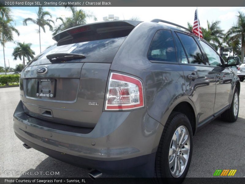 Sterling Grey Metallic / Charcoal Black 2010 Ford Edge SEL