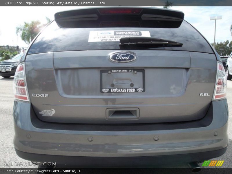 Sterling Grey Metallic / Charcoal Black 2010 Ford Edge SEL