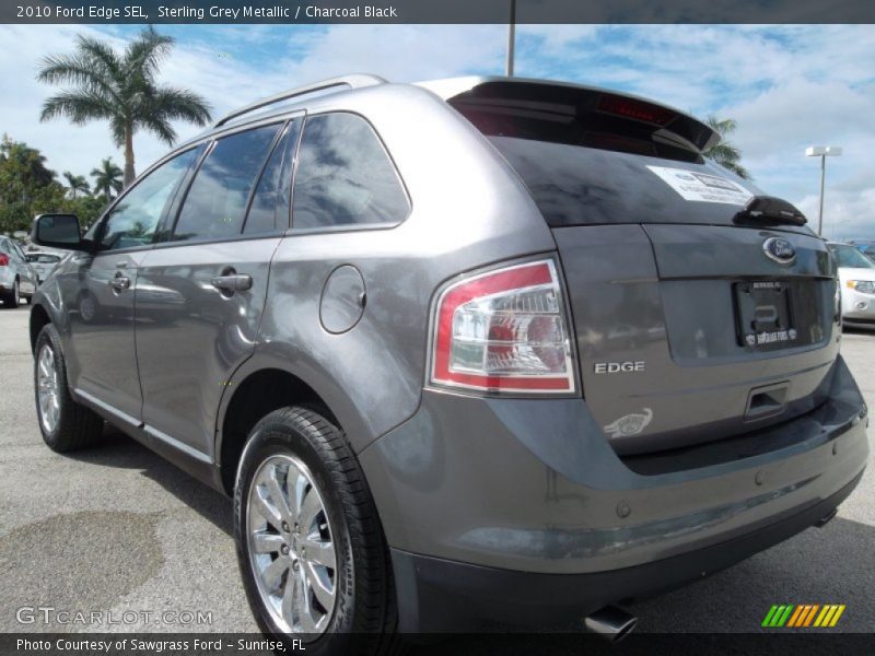 Sterling Grey Metallic / Charcoal Black 2010 Ford Edge SEL